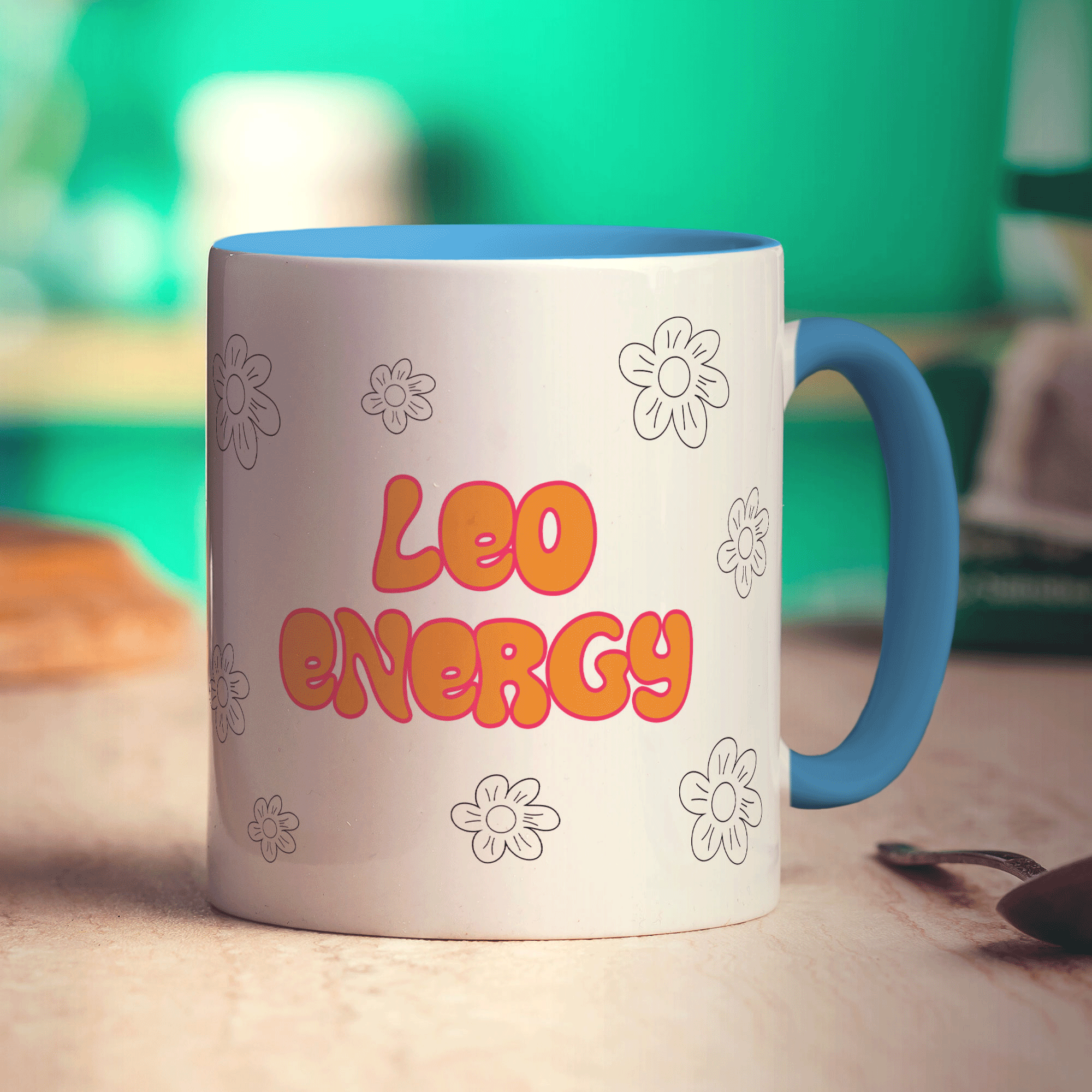 Leo Energy Star Sign Mug