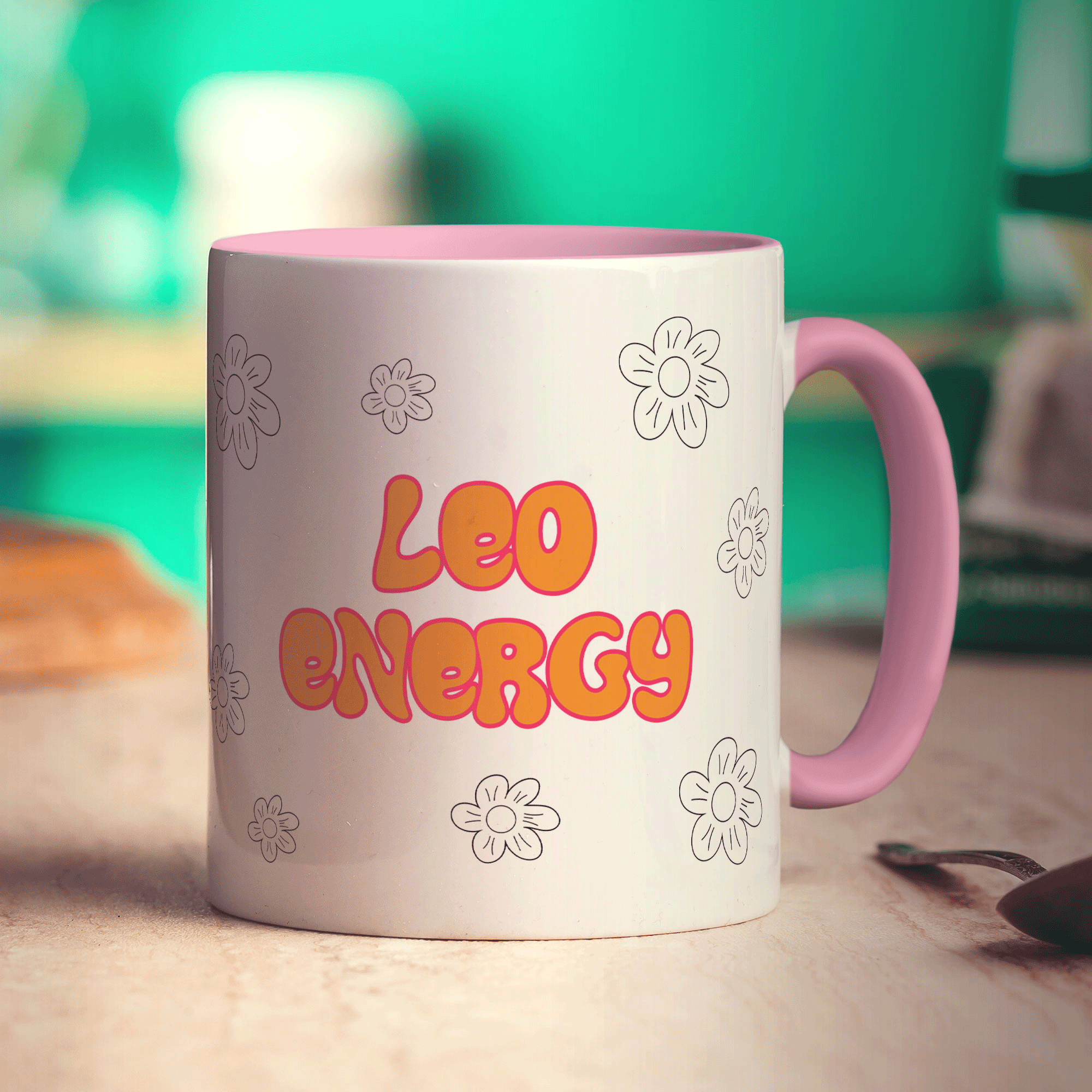 Leo Energy Star Sign Mug