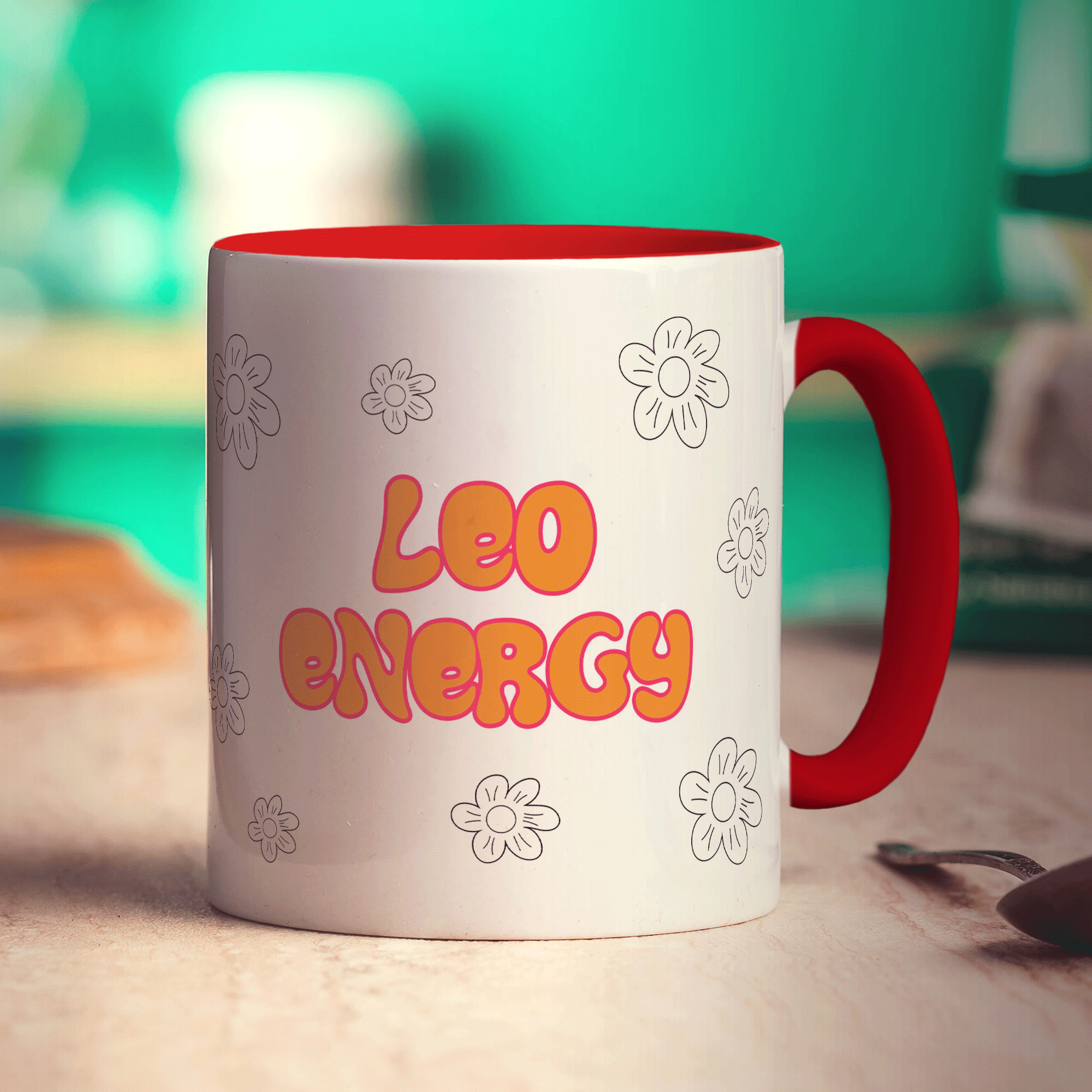 Leo Energy Star Sign Mug