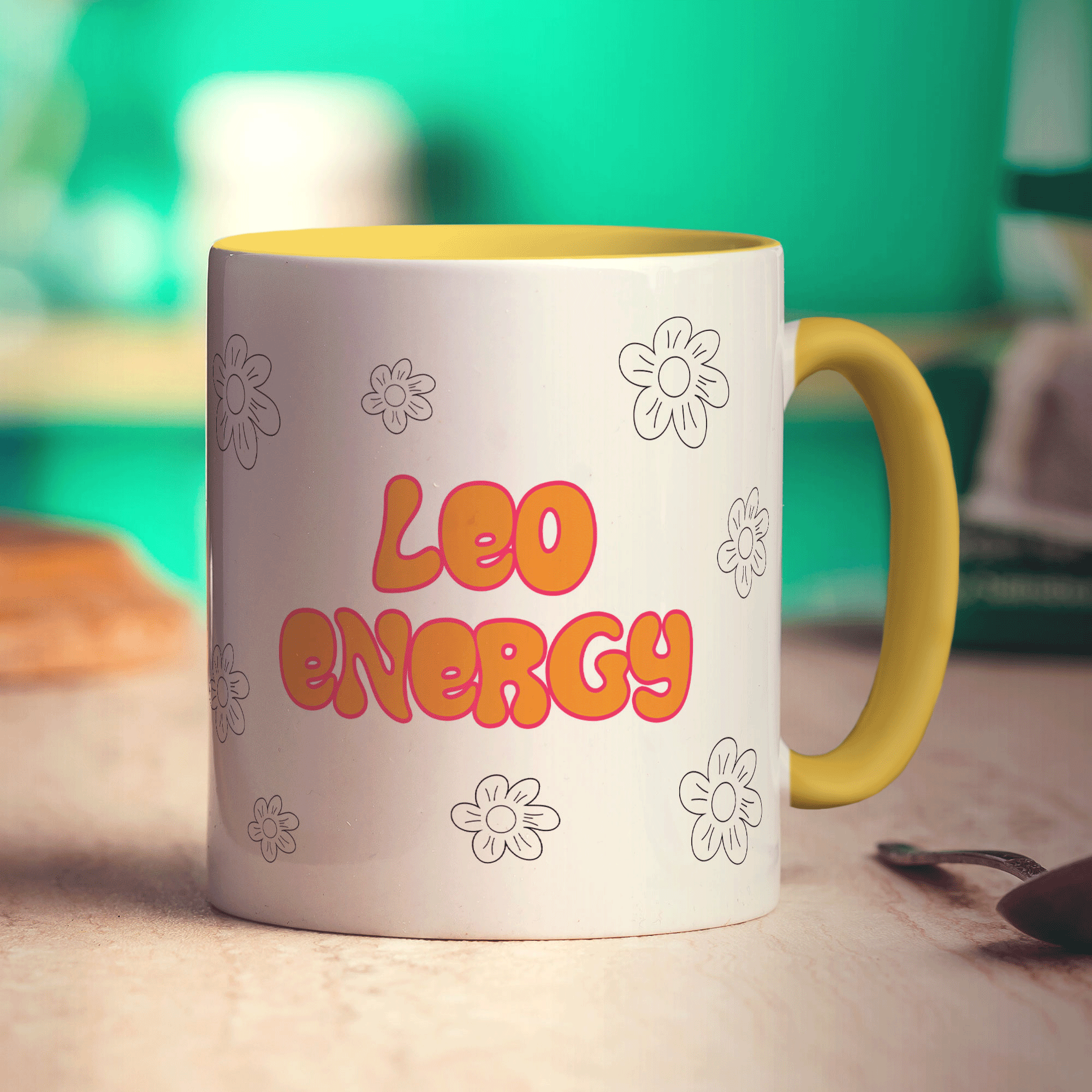 Leo Energy Star Sign Mug