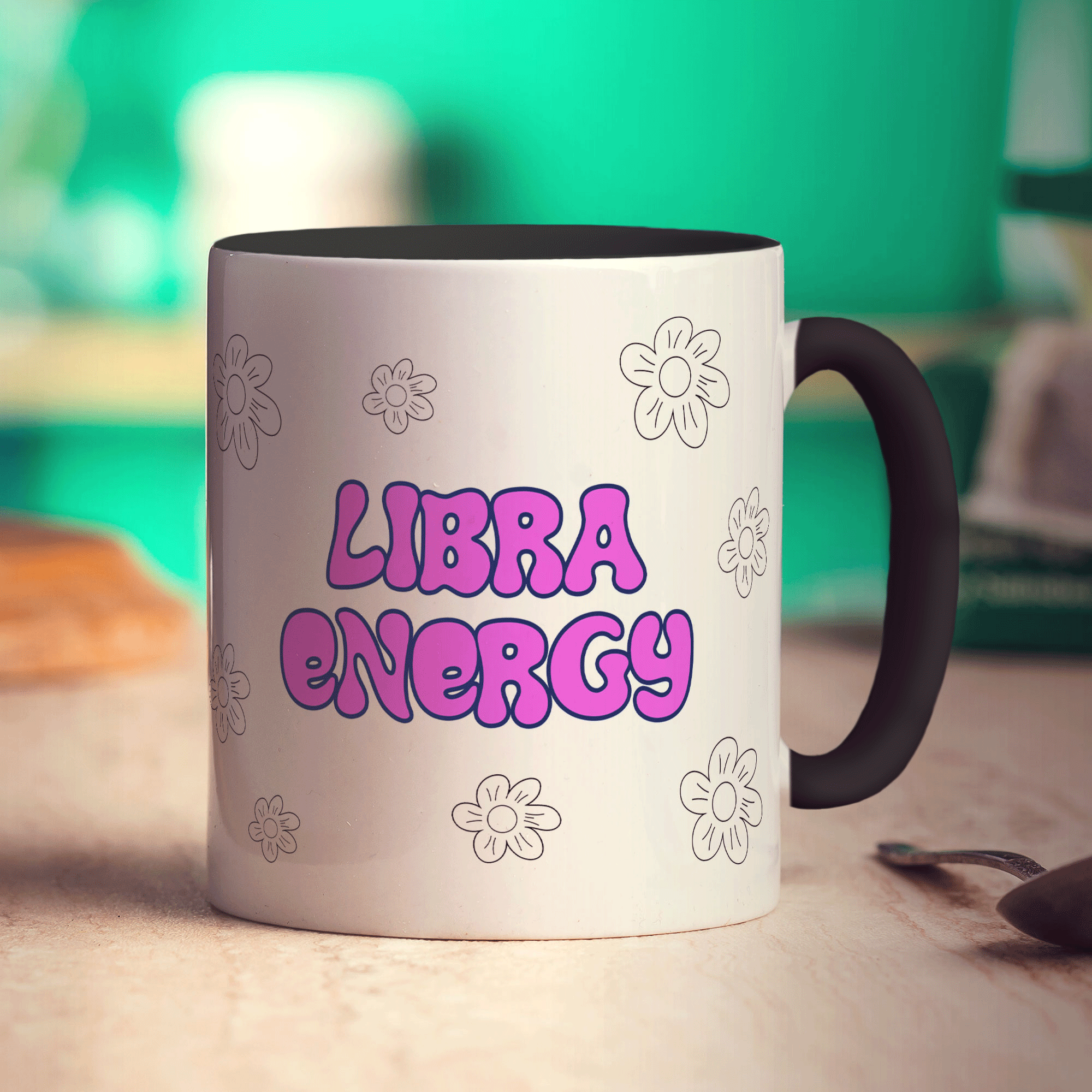 Libra Energy Star Sign Mug
