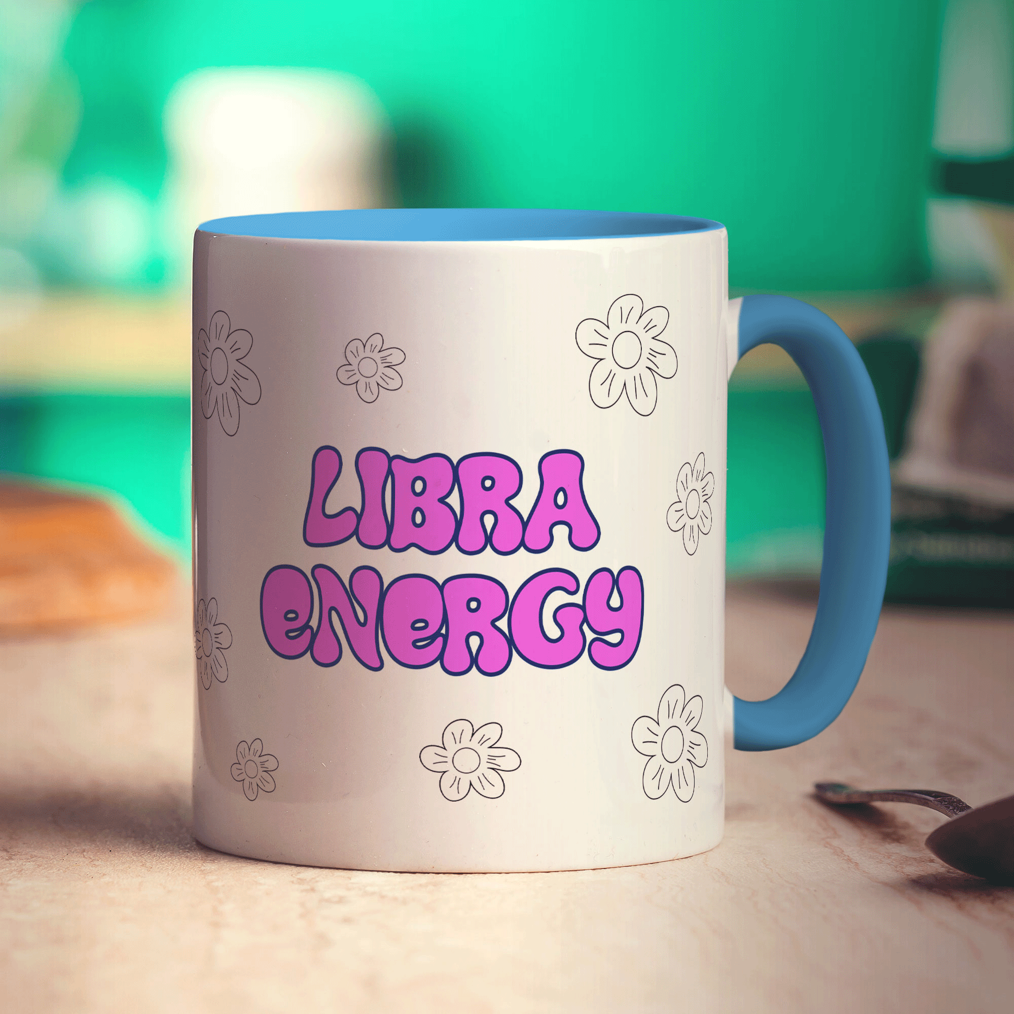Libra Energy Star Sign Mug