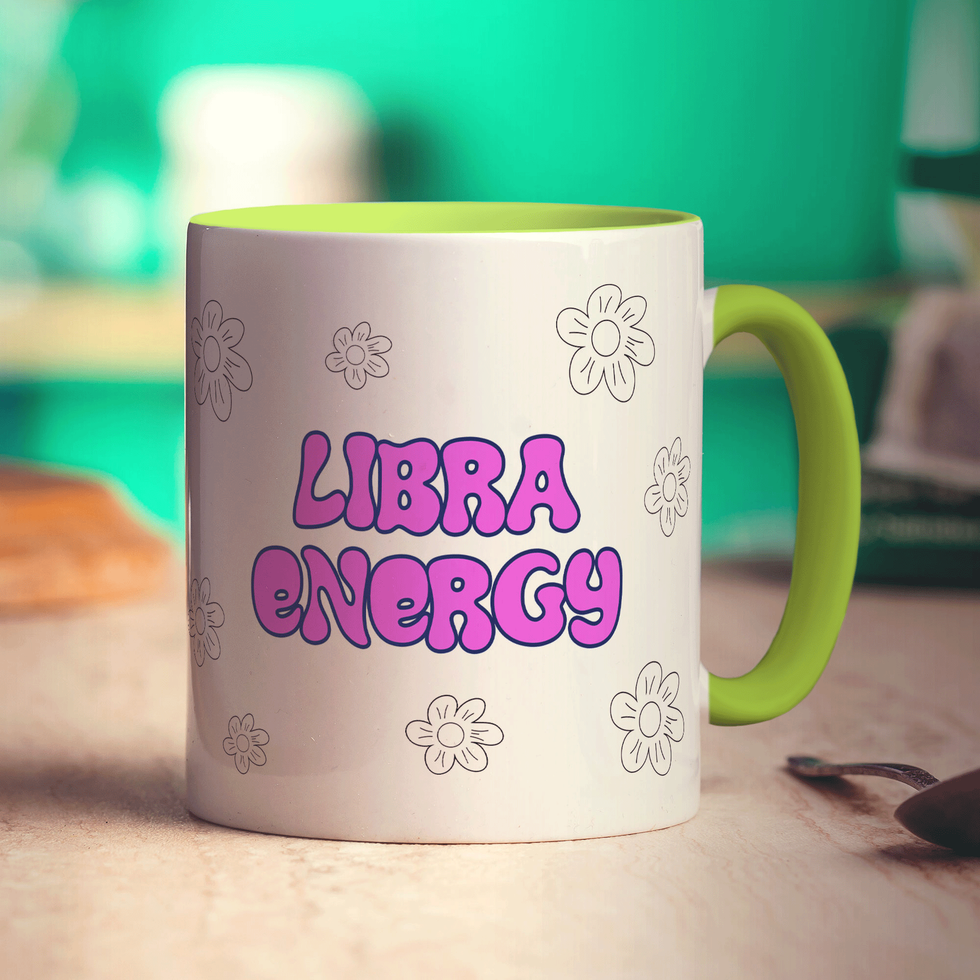 Libra Energy Star Sign Mug
