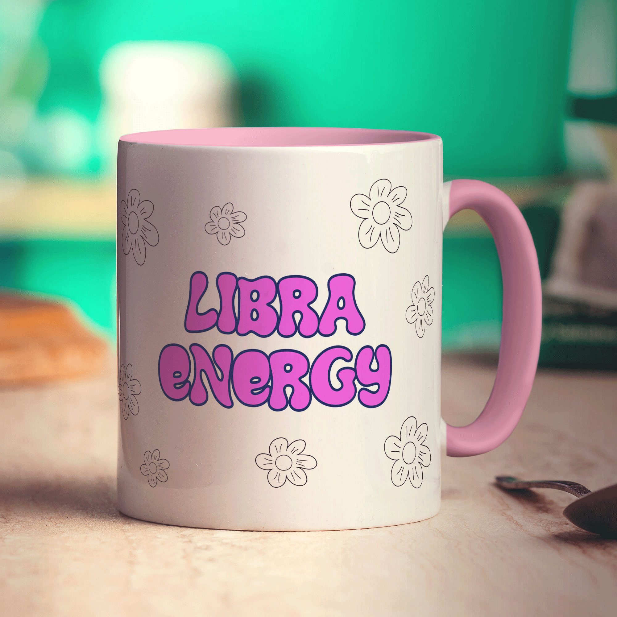 Libra Energy Star Sign Mug