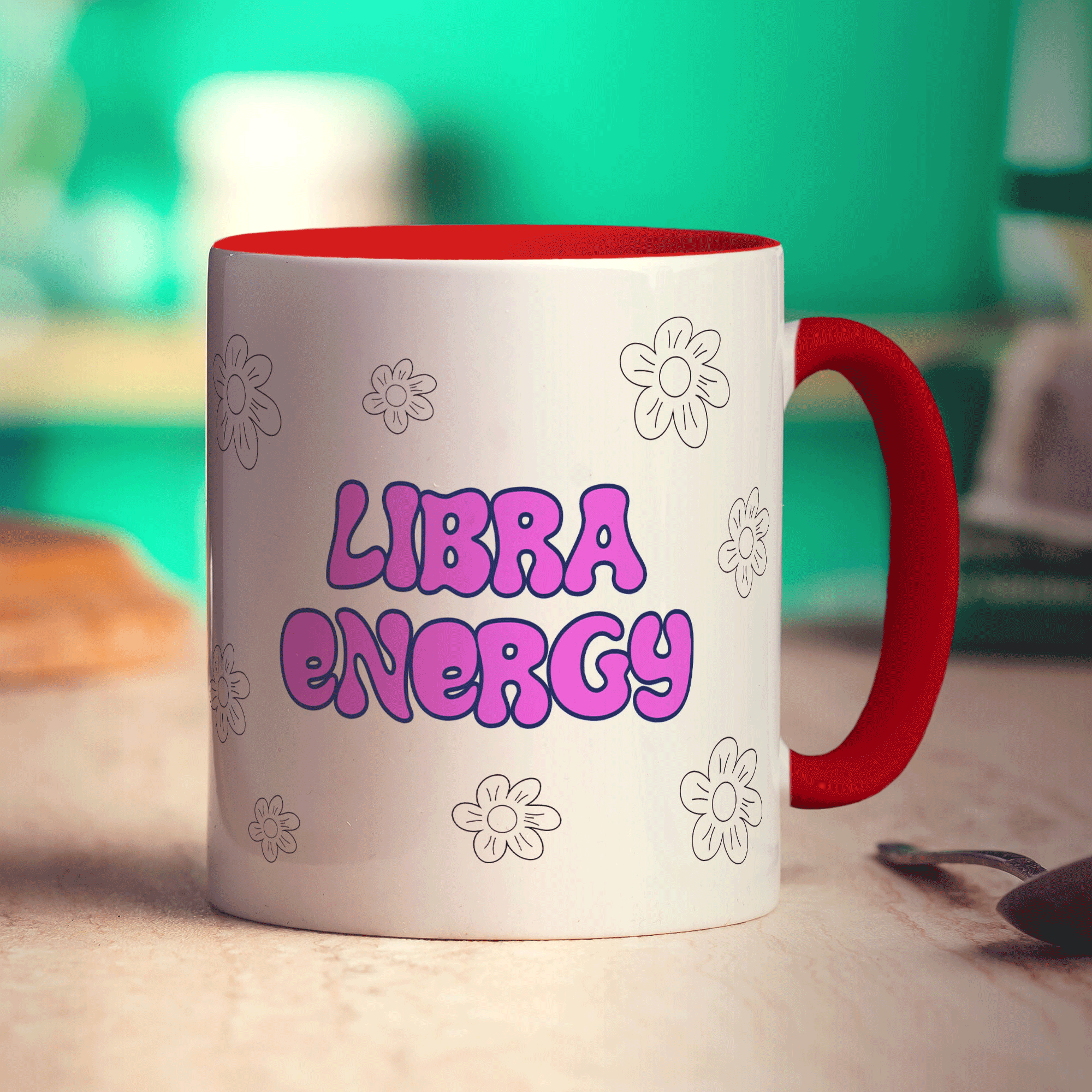 Libra Energy Star Sign Mug