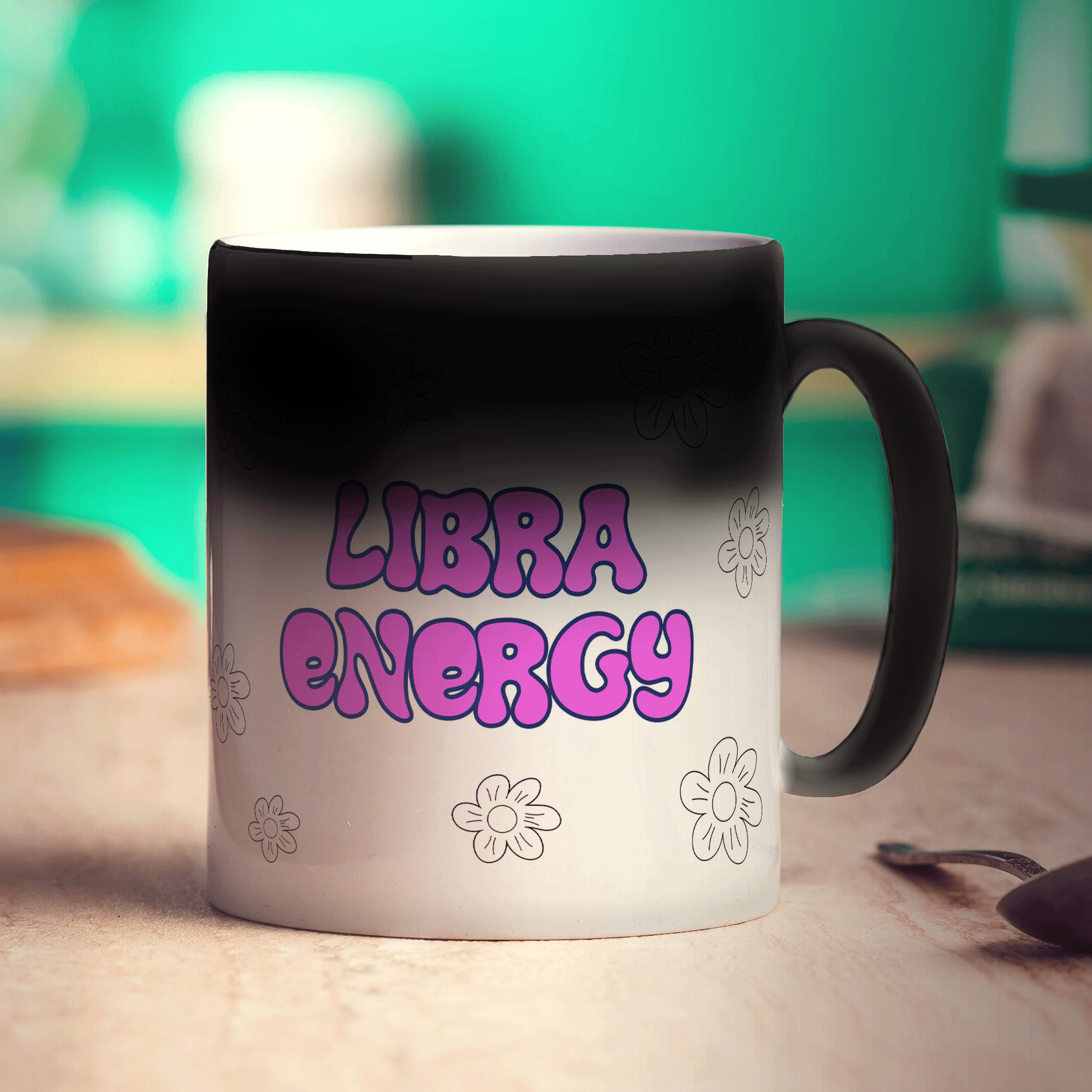 Libra Energy Star Sign Mug