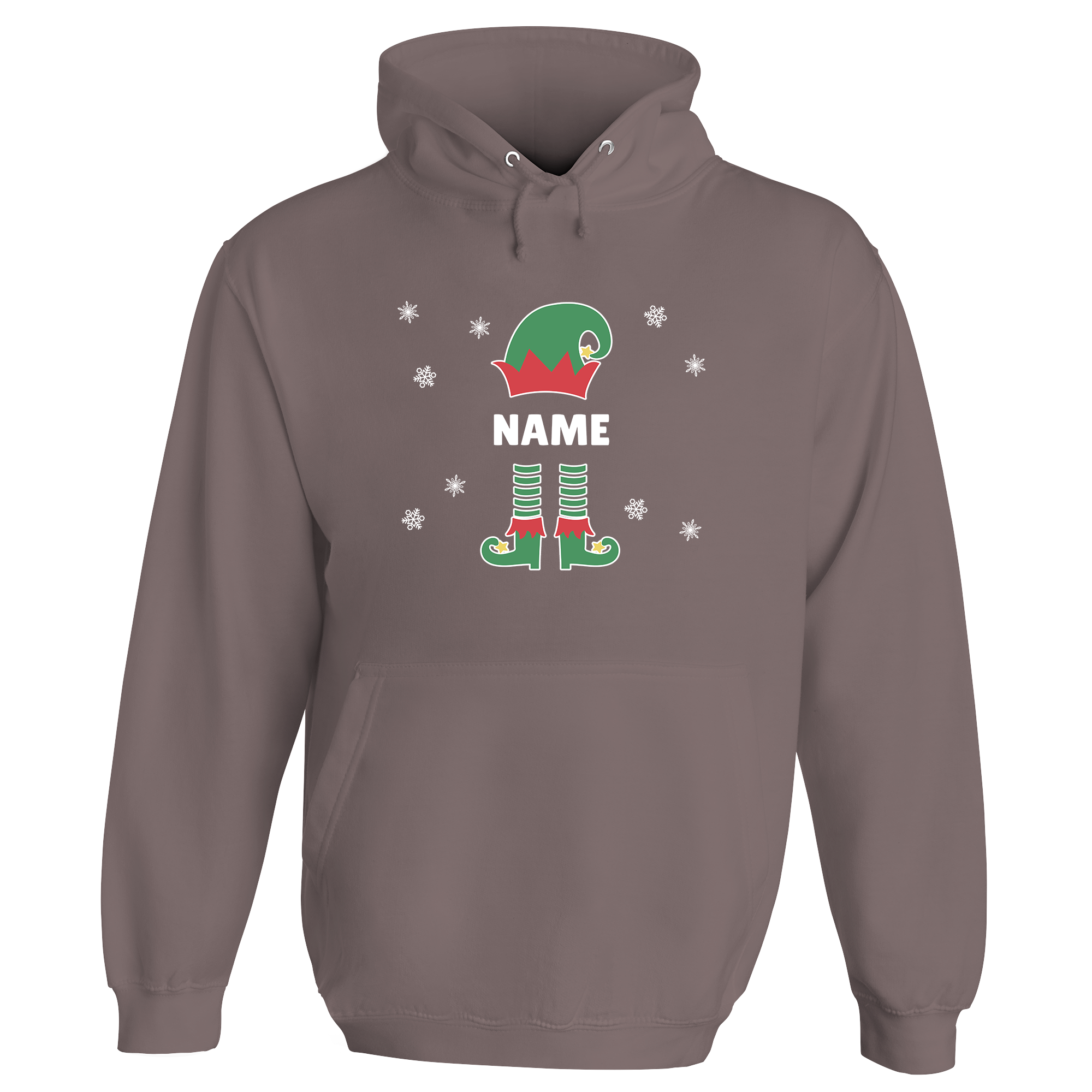 Christmas Elf Name Personalised Hoodie