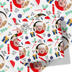Christmas Theme Photo Wrapping Paper