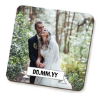 Personalised Photo Coaster with Date