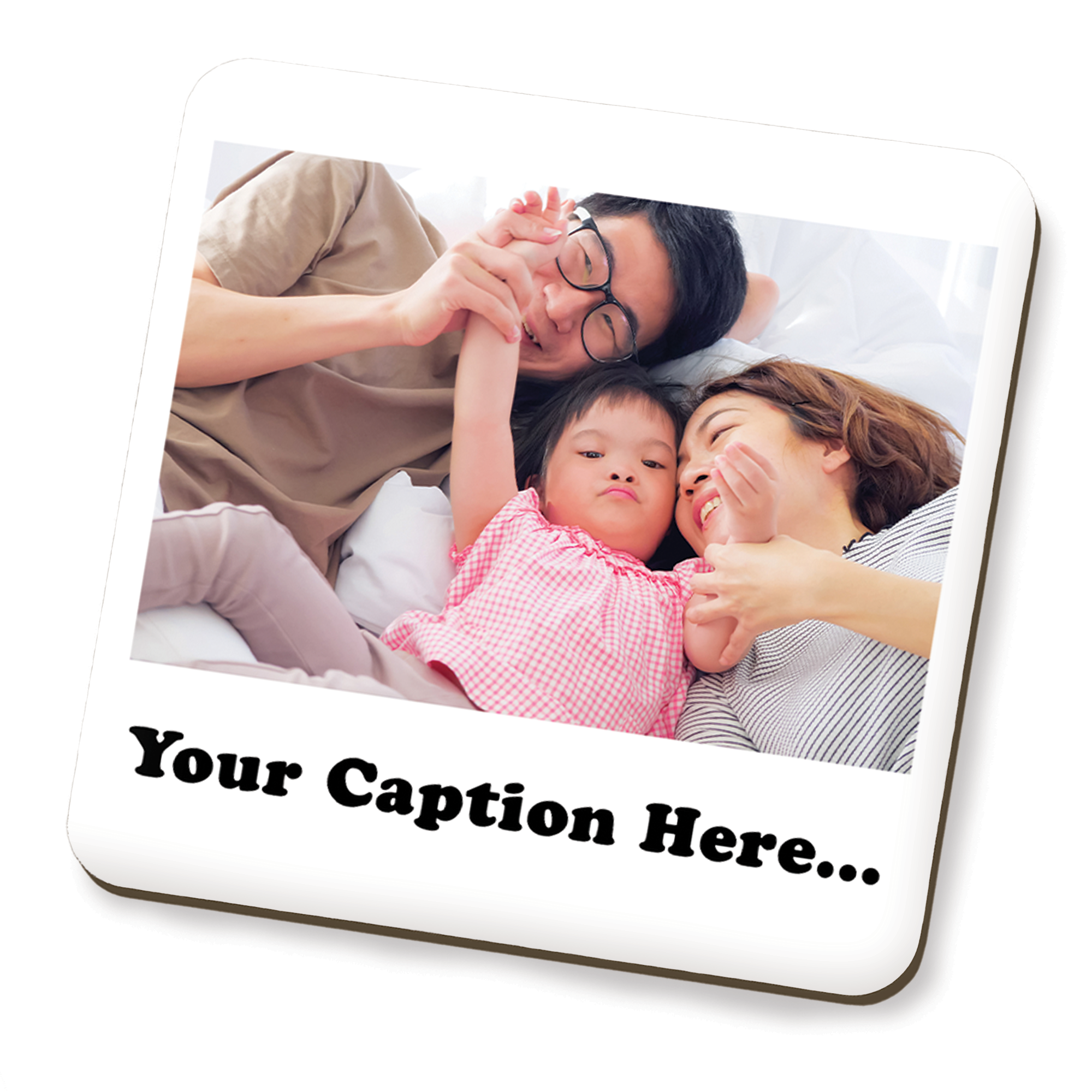 Personalised Photo and Caption Coaster