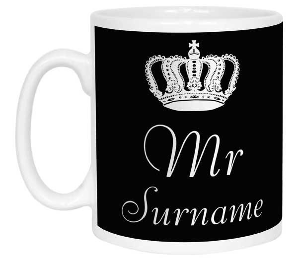 Mr Crown Name Mug