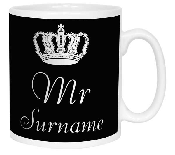 Mr Crown Name Mug
