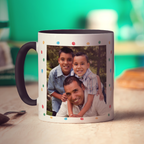 Colourful 'Happy Birthday' Photo & Name Mug