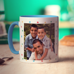 Colourful 'Happy Birthday' Photo & Name Mug
