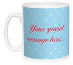 Decorated Biscuit "Mum" Message Mug