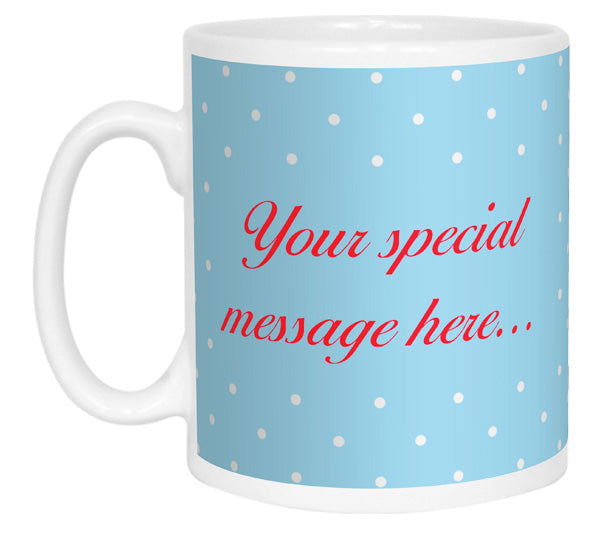 Decorated Biscuit "Mum" Message Mug