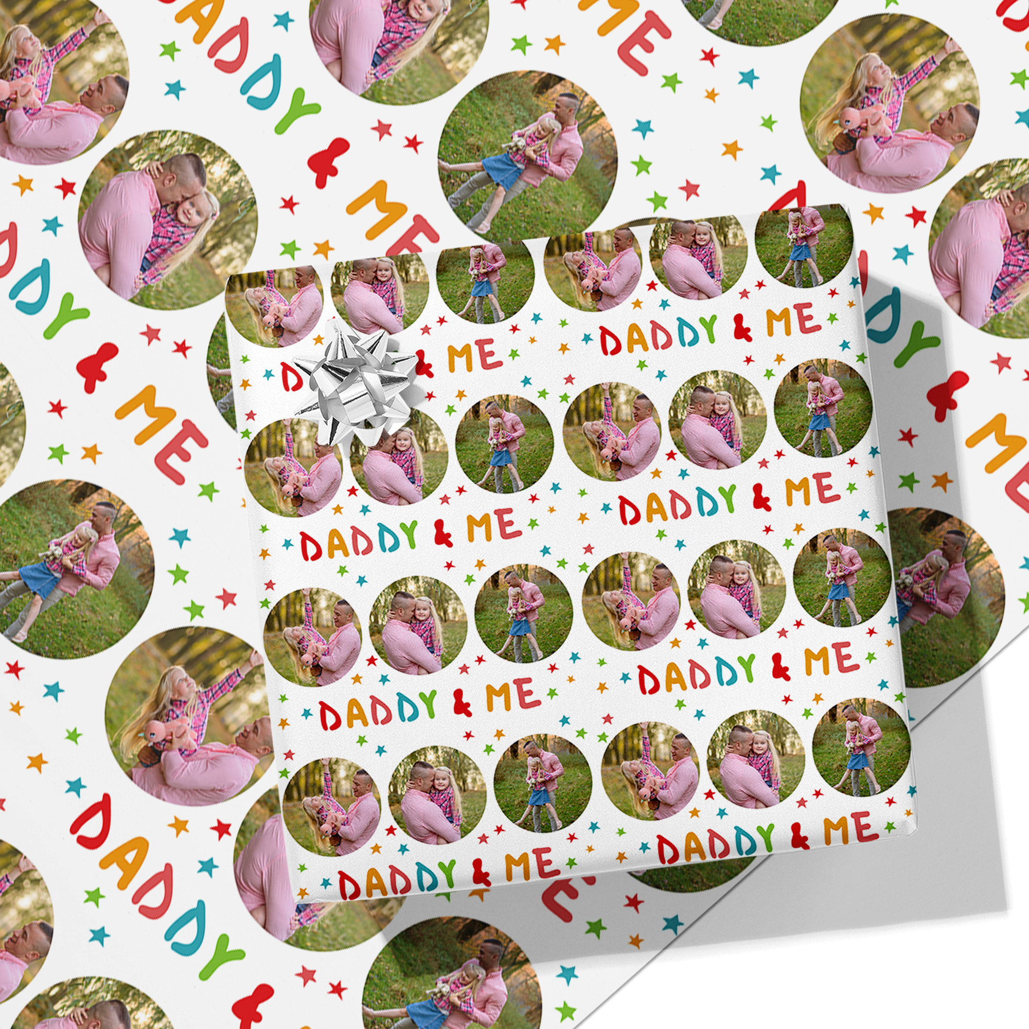 Daddy & Me Photo Wrapping Paper
