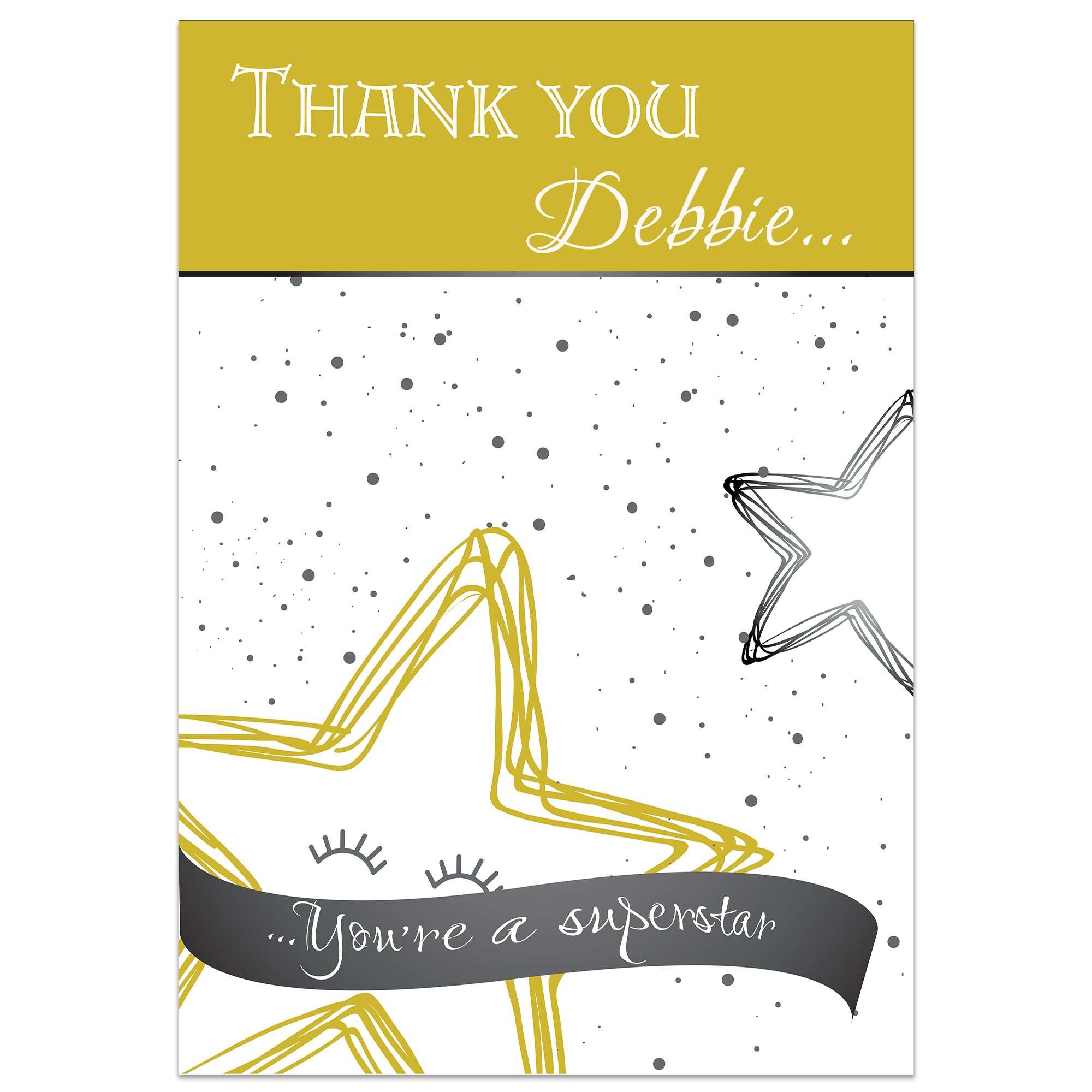 You're A Superstar Personalised Card