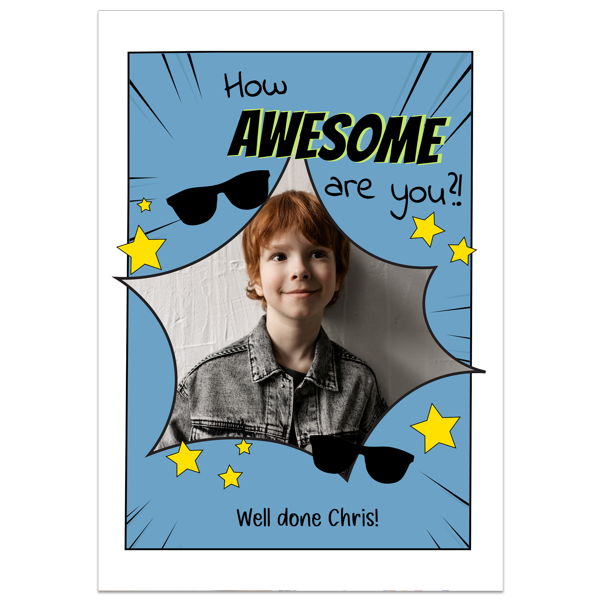 How Awesome Are You Photo Card