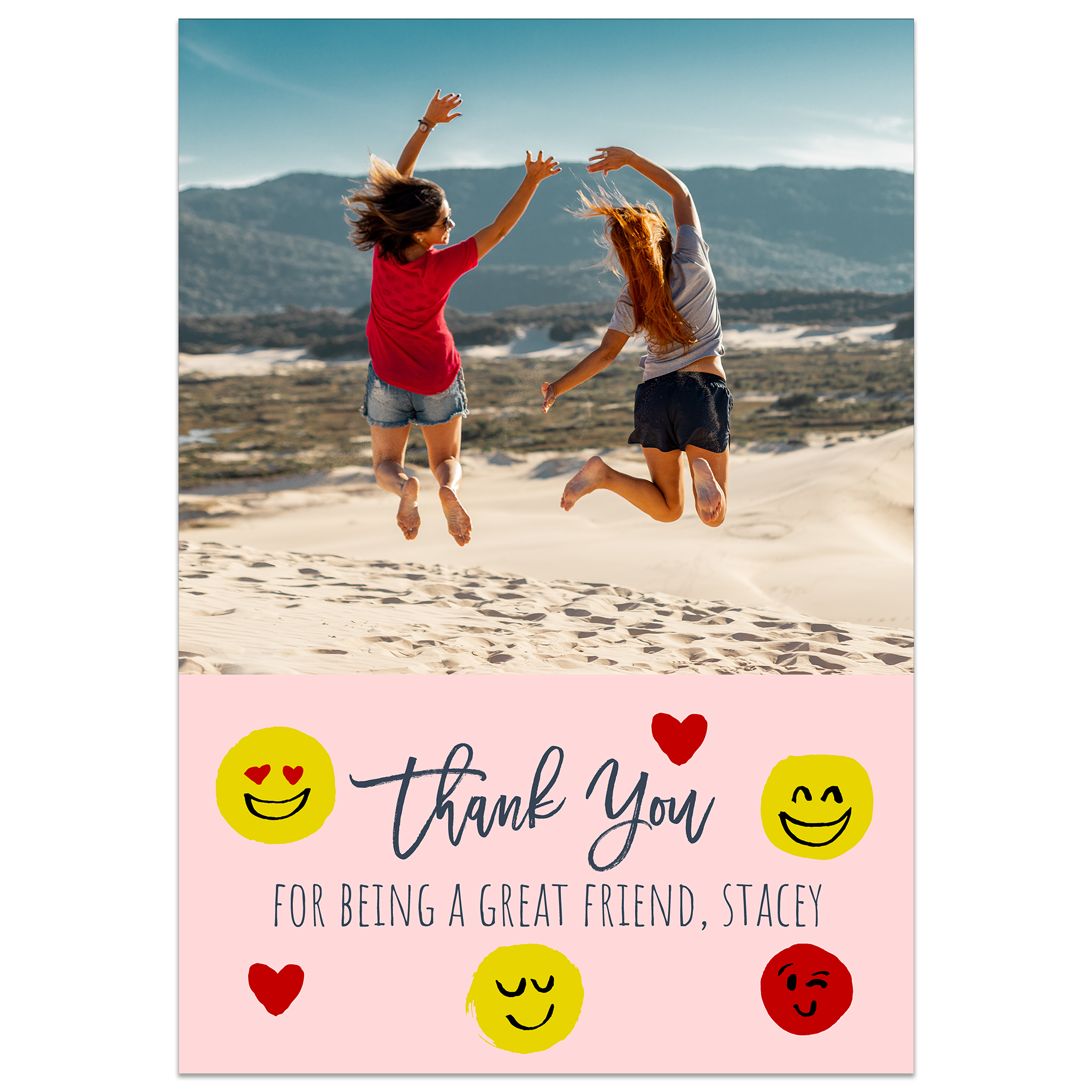 Thank You Emojis Photo Card
