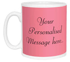 Number 1 Decorative Personalised Mug - Pink