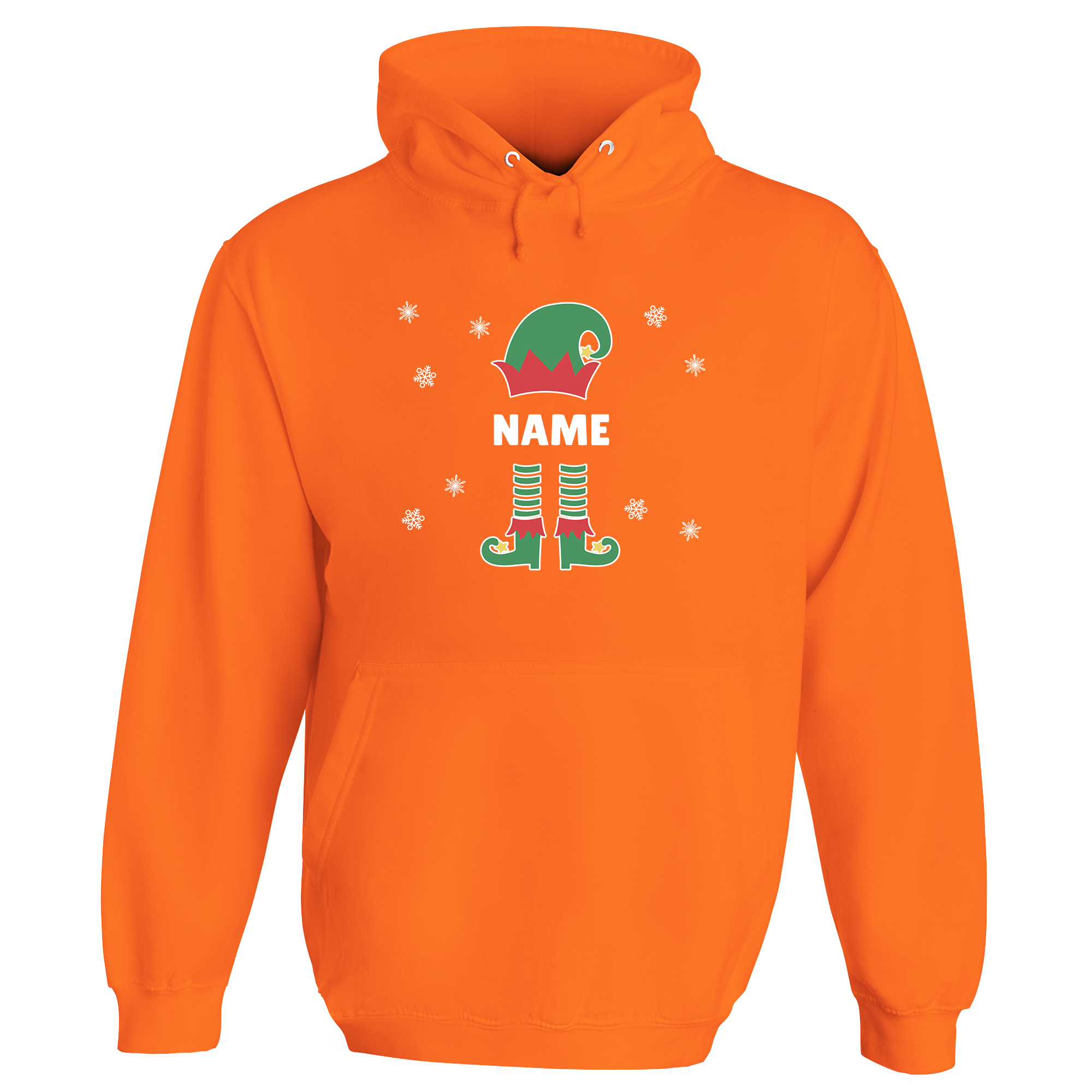 Christmas Elf Name Personalised Hoodie
