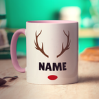 Reindeer Name Mug