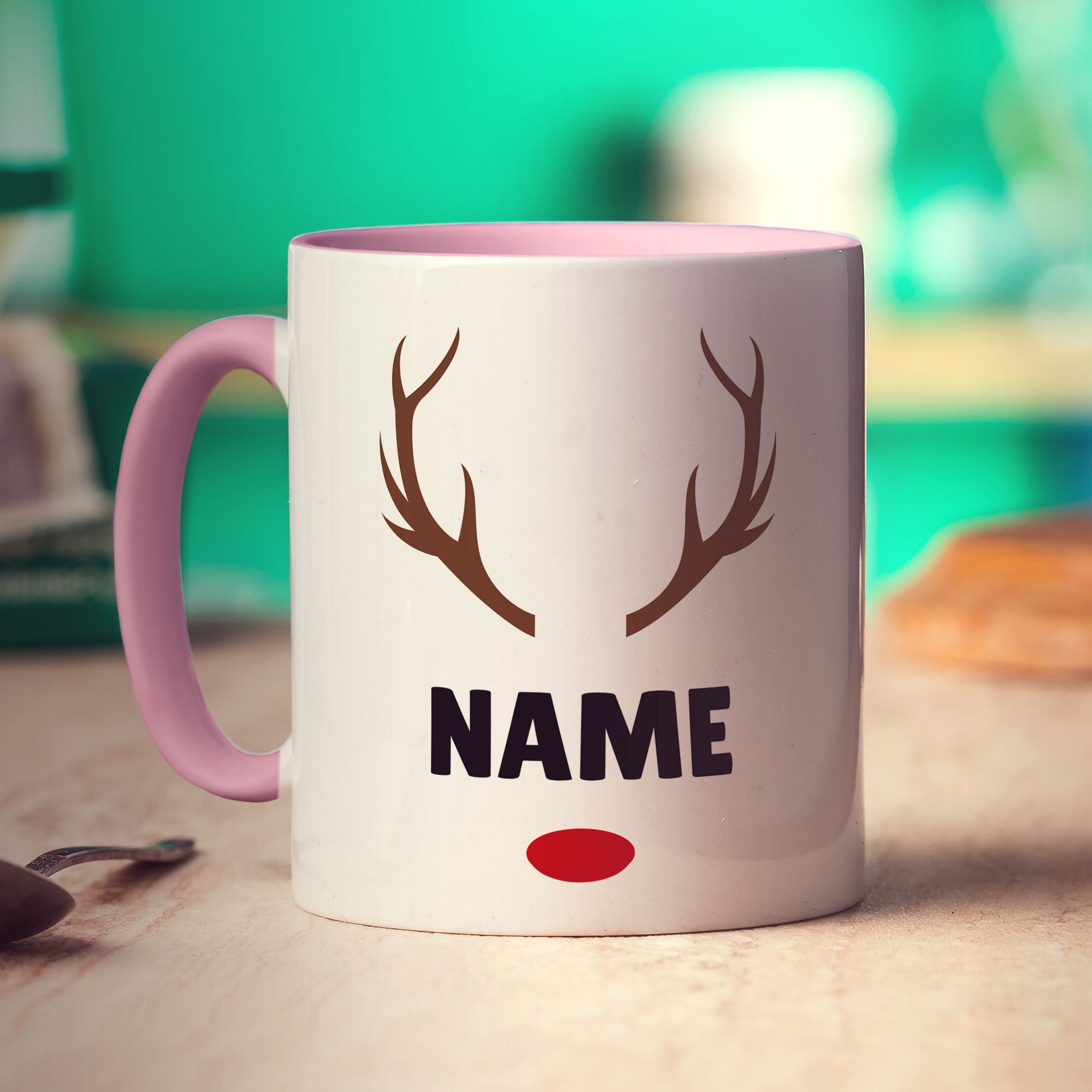 Reindeer Name Mug
