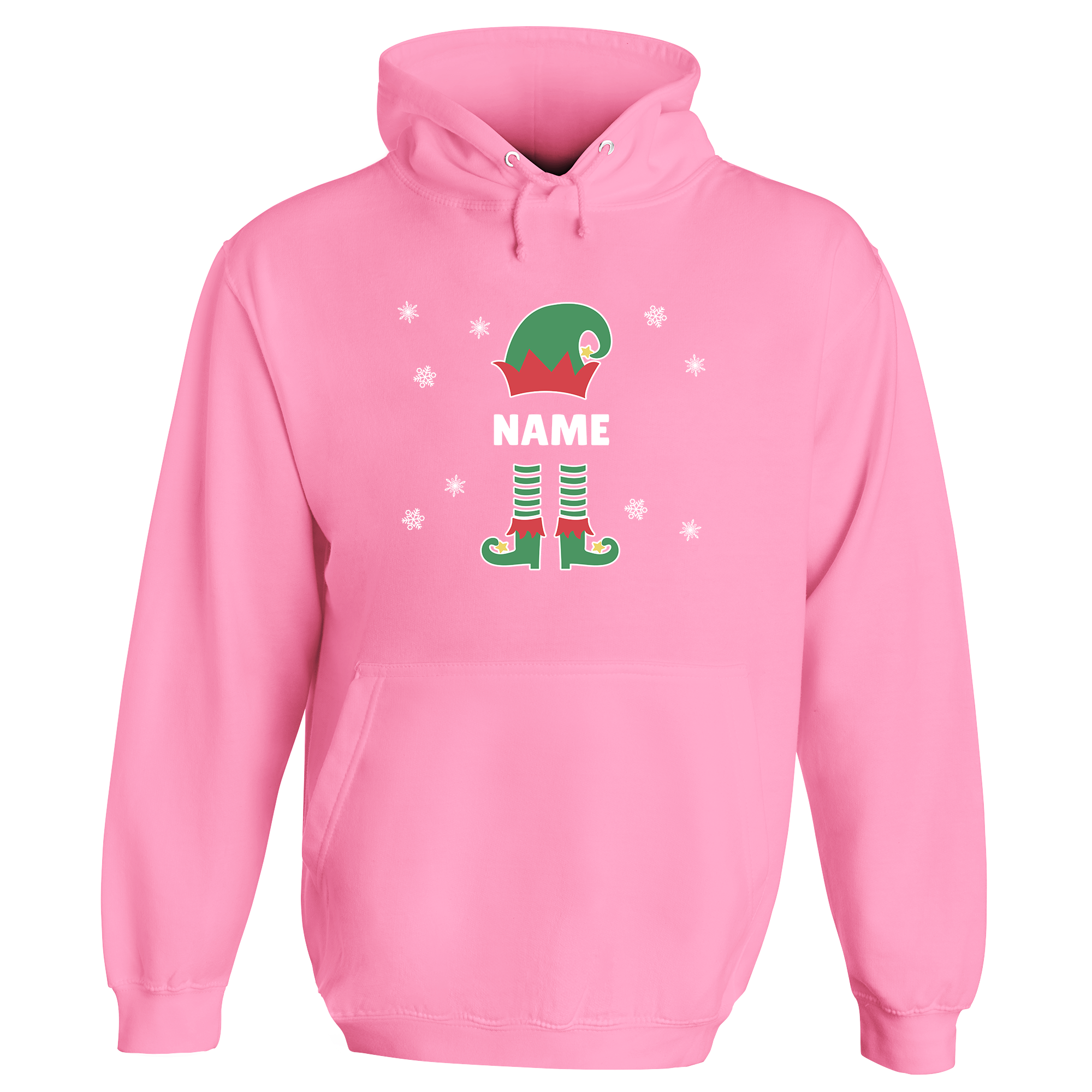 Christmas Elf Name Personalised Hoodie