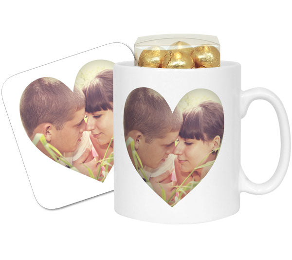 Heart Shaped Photo Mug