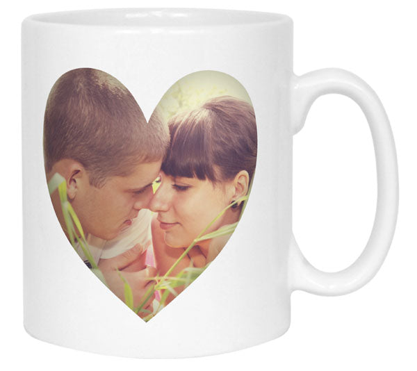 Heart Shaped Photo Mug