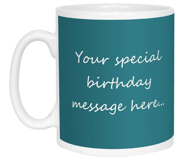 Playbill Birthday Message Mug