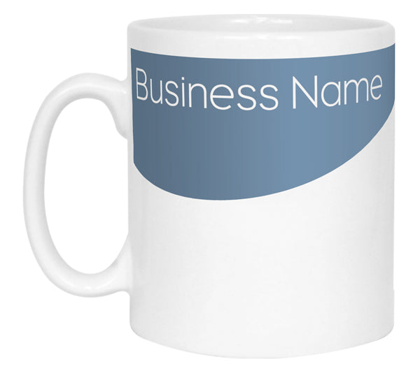 Promotional Mug with Wave Design