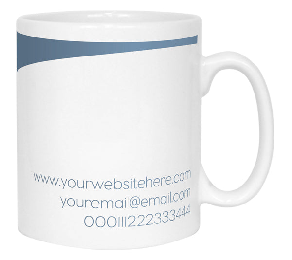 Promotional Mug with Wave Design