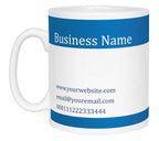 Promotional Mug Blue Rim