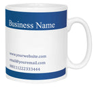 Promotional Mug Blue Rim