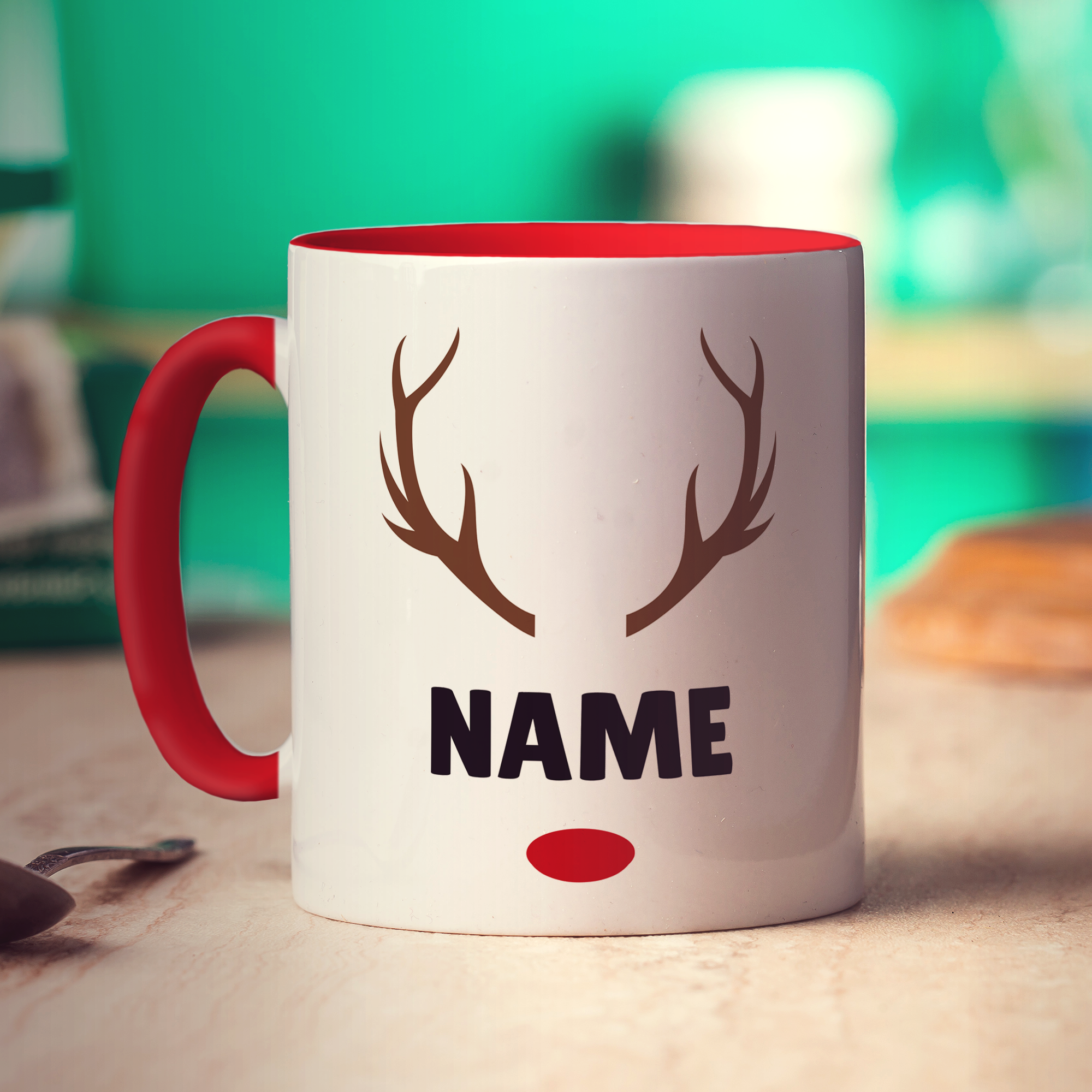 Reindeer Name Mug