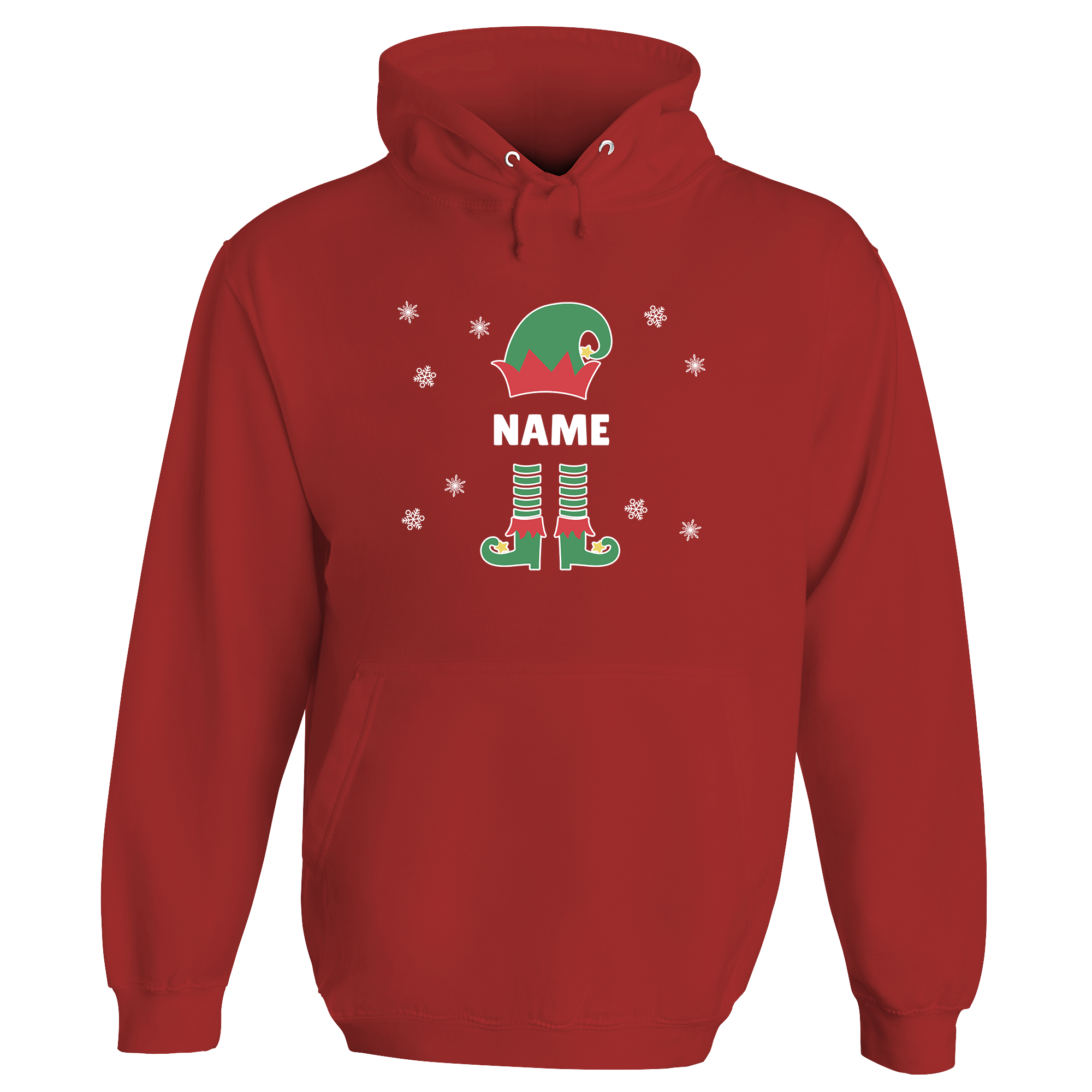 Christmas Elf Name Personalised Hoodie