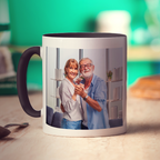 Mr & Mrs Penguin Photo Mug