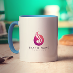 Double Sided Logo Print Mug
