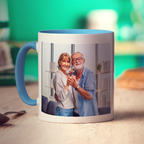Mr & Mrs Penguin Photo Mug