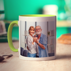 Mr & Mrs Penguin Photo Mug