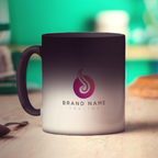 Double Sided Logo Print Mug