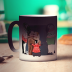 Family Penguin Photo Mug