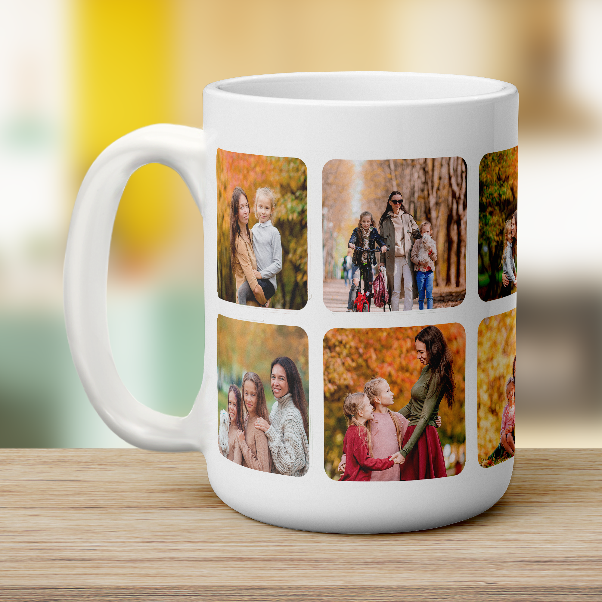 Jumbo Collage Mug with 10 Photos