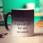 Heat Sensitive Magic Photo Mug With Message