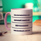 Promotional Mug with Funky Stripes