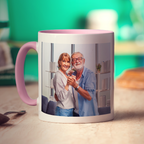 Mr & Mrs Penguin Photo Mug