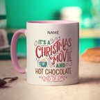 Christmas Movie Hot Chocolate Name Mug