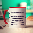 Promotional Mug with Funky Stripes